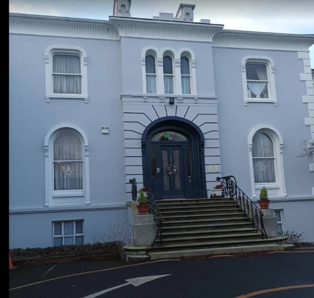 Leeson Park NHI Main Grey Entrance Arch Doorway